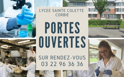 Les métiers du laboratoire vous accueillent au lycée Sainte Colette de Corbie